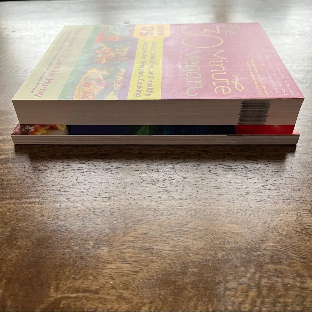 2 Vegan Cookbooks - The 30 Minute Vegan & Eat Vegan on $4 A Day Vegan Cookbook